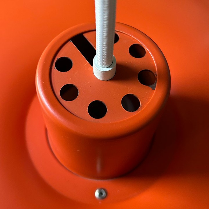 Poul Henningsen oranje vintage PH 4/3