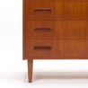 Westergaards Møbelfabrik Mid-Century 6 lades ladekast