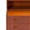 Danish teak Mid-Century bookcase and secretary furniture