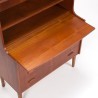 Danish teak Mid-Century bookcase and secretary furniture
