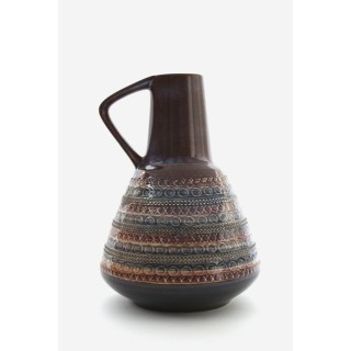 West-Germany vase DB Hohr purple - Retro Studio