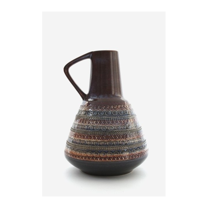 West-Germany vase DB Hohr purple - Retro Studio