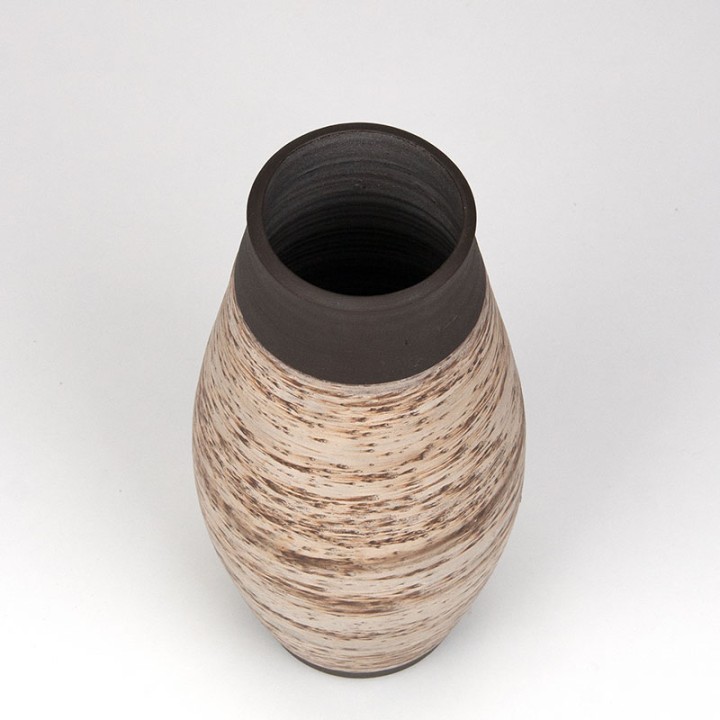 Large model Mid-Century Ravelli birch bark model 180-4 vase