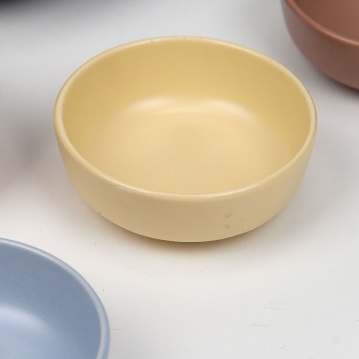 Pastelkleurige Flora Gouda vintage Mid-Century pinda set