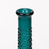 Italian Empoli carafe vintage model blue glass