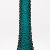 Italian Empoli carafe vintage model blue glass