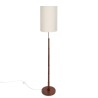 Teakhouten Mid-Century Deense slanke vloerlamp