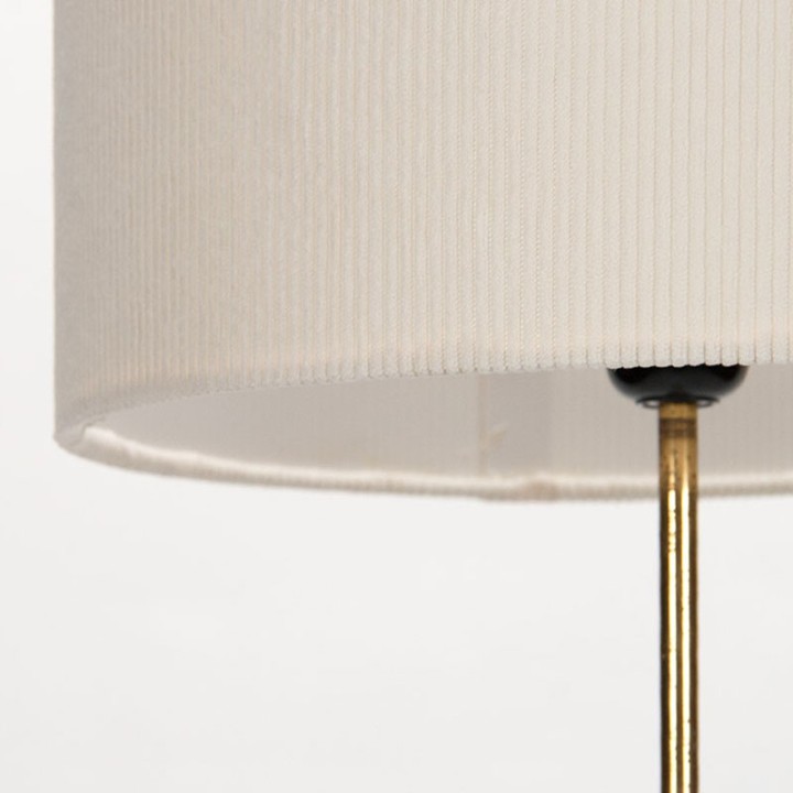 Teakhouten Mid-Century Deense slanke vloerlamp