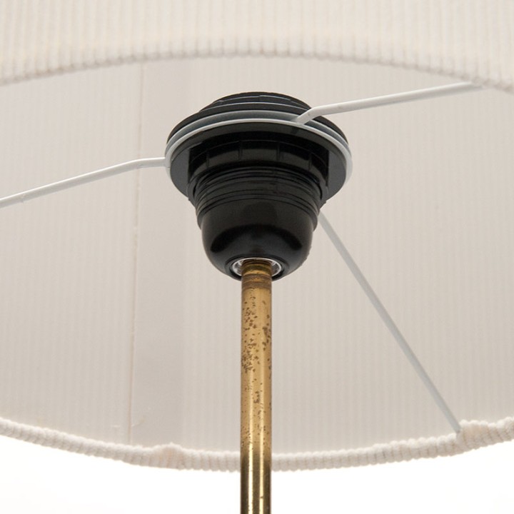 Teakhouten Mid-Century Deense slanke vloerlamp