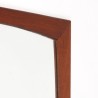 Mid-Century Deense vintage teakhouten spiegel