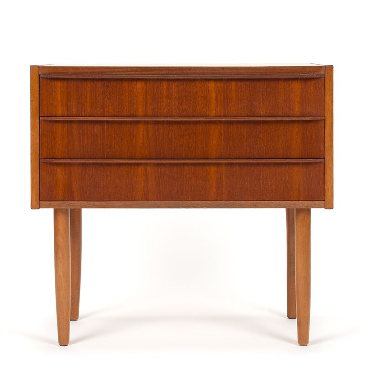 Danish model vintage Mid-Century small chest of drawers
