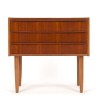 Deens model vintage Mid-Century kleine ladekast