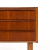 Deens model vintage Mid-Century kleine ladekast