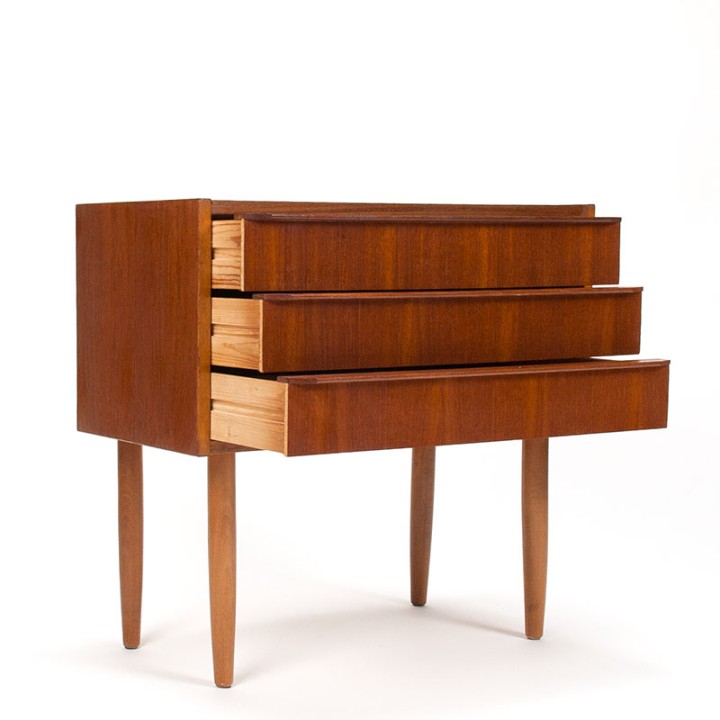 Danish model vintage Mid-Century small chest of drawers