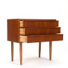 Deens model vintage Mid-Century kleine ladekast