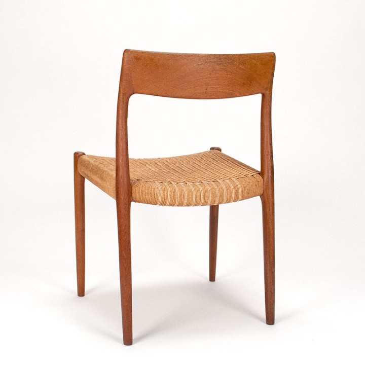 Niels Otto Møller model 77 Mid-Century vintage chair