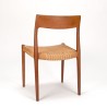 Niels Otto Møller model 77 Mid-Century vintage stoel