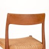 Niels Otto Møller model 77 Mid-Century vintage chair