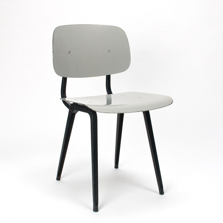 Friso Kramer vroege vintage design set van 4 Revolt stoelen