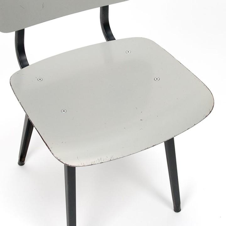 Friso Kramer vroege vintage design set van 4 Revolt stoelen