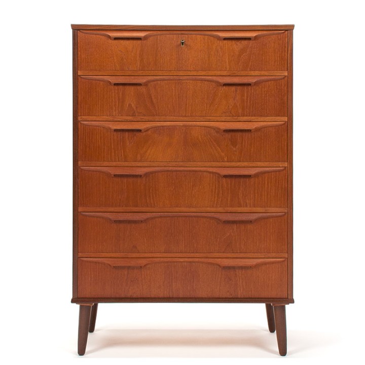 Trekanten Mid-Century chest of drawers in teak by Klaus Okholm