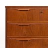 Trekanten Mid-Century chest of drawers in teak by Klaus Okholm