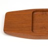 Small Danish vintage serving dish in teak