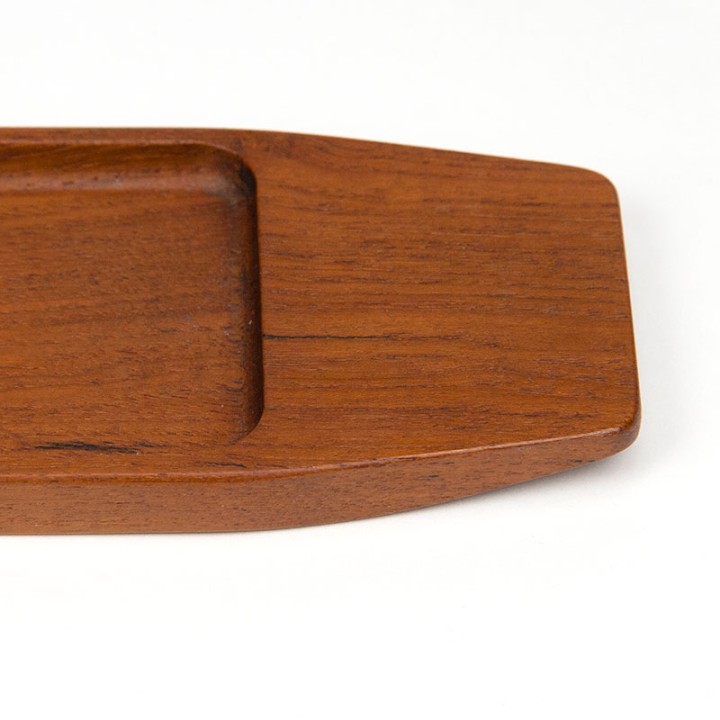 Small Danish vintage serving dish in teak