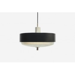 Bllack hanging lamp from the 1950's