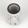 Vintage Mid-Century vase with decorative cat