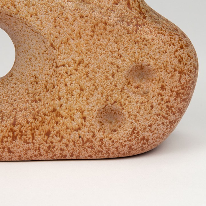 Ceramic Mid-Century vase organic shape