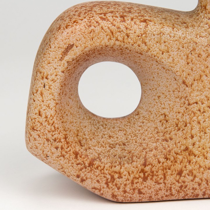 Ceramic Mid-Century vase organic shape