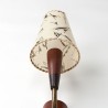 Danish 1950s wall lamp in teak/rosewood