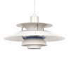 Louis Poulsen PH 5 vintage wit model ontwerp Poul Henningsen