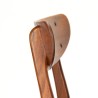 Mid-Century Deense set van 6 eettafel stoelen in teak