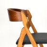 Set van 4 vintage model 71 stoelen ontwerp Henning Kjaernulf