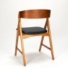 Set van 4 vintage model 71 stoelen ontwerp Henning Kjaernulf