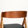 Set of 4 vintage Model 71 chairs designed by Henning Kjaernulf