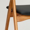 Set van 4 vintage model 71 stoelen ontwerp Henning Kjaernulf