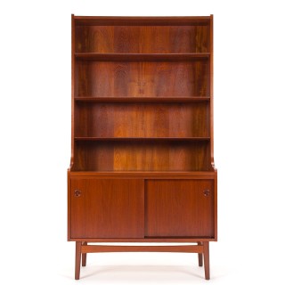 Nexo Møbelfabrik Bornholm Mid-Century bookcase by Johannes Sorth