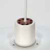 Vintage wit model PH 4/3 lamp met diffuser