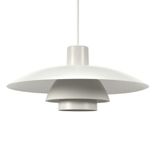 Vintage wit model PH 4/3 lamp met diffuser