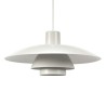 Vintage white model PH 4/3 lamp with diffuser
