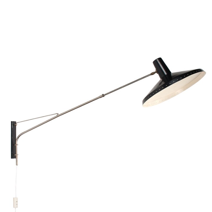 Artimeta Mid-Century uitschuifbare wandlamp jaren zestig