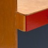 Commode meubel vintage jaren 30/40 met primaire kleuren