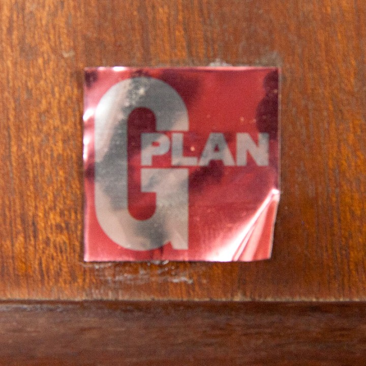 Rond model uitschuifbare Mid-Century eettafel van Gplan