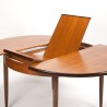Rond model uitschuifbare Mid-Century eettafel van Gplan