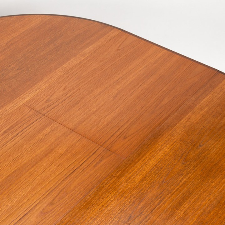 Rond model uitschuifbare Mid-Century eettafel van Gplan
