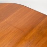 Rond model uitschuifbare Mid-Century eettafel van Gplan