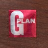 G plan Mid-Century salontafel ovaal model Astro